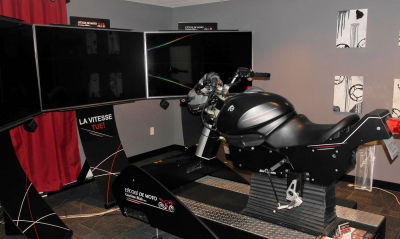 Simulateur de moto à Lévis
